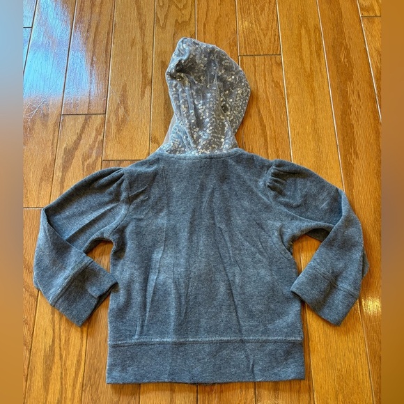 2014 Hello Kitty Terrycloth Sequin Sparkly Little Girls Zip Up Jacket Soze 2T - Picture 2 of 4